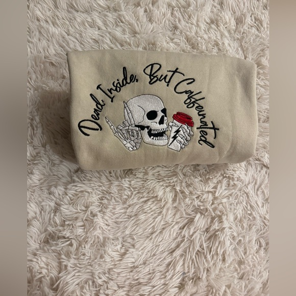 Embroidered Trendy Sweatshirt - Picture 1 of 1